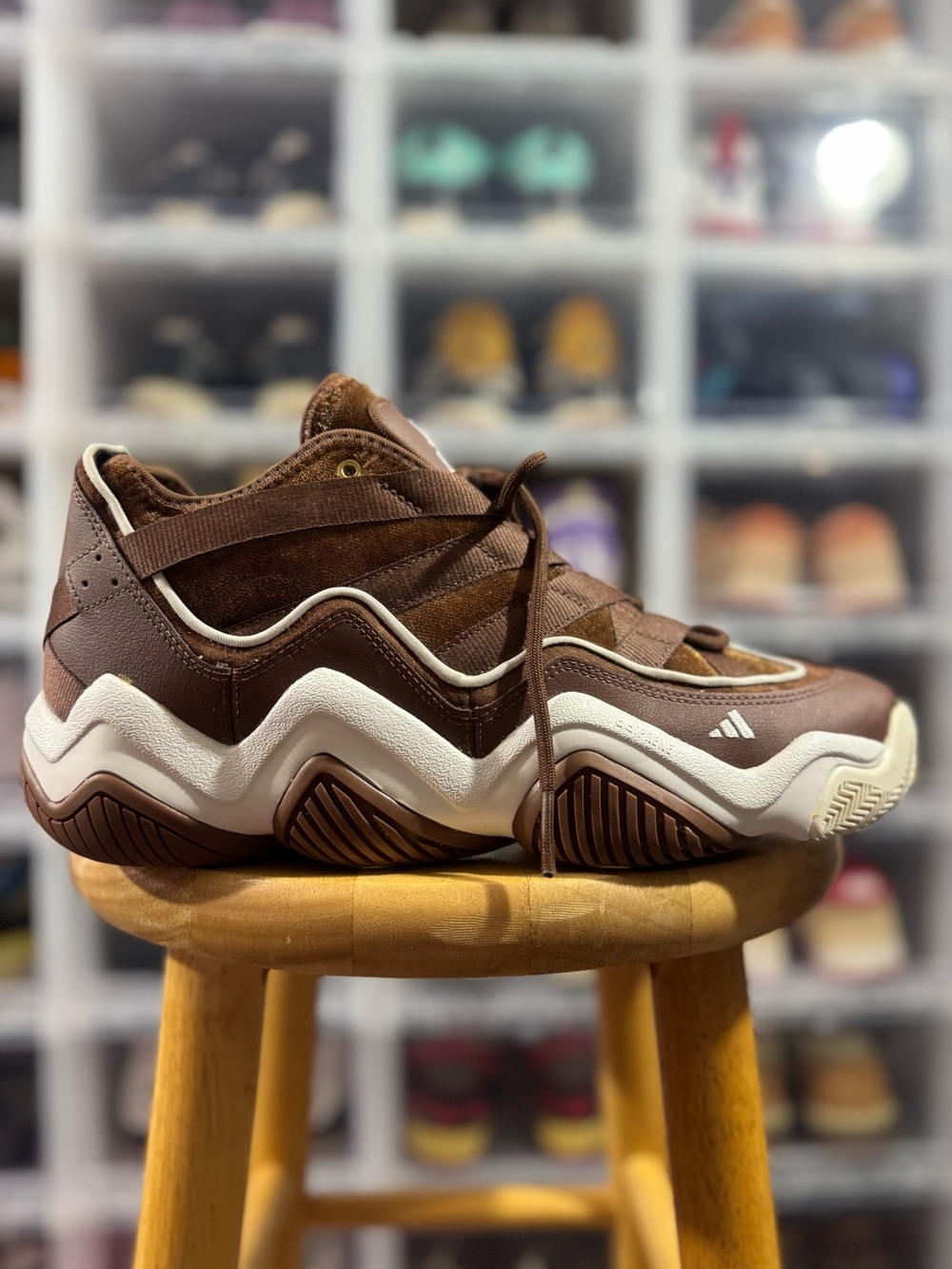Adidas Top Ten 2010 Brown Velour Tracksuit